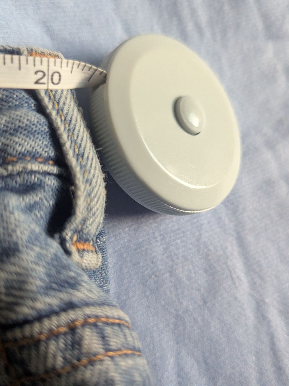 Madewell Faded Blue Denim Cutoff Shorts - Picture 6 of 8